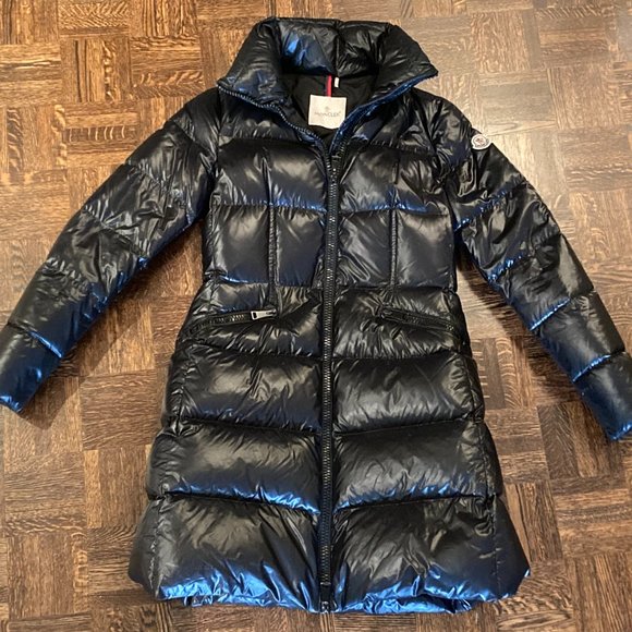 Moncler Jackets & Blazers - MONCLER Women's Black Long Puffer Coat Size 2